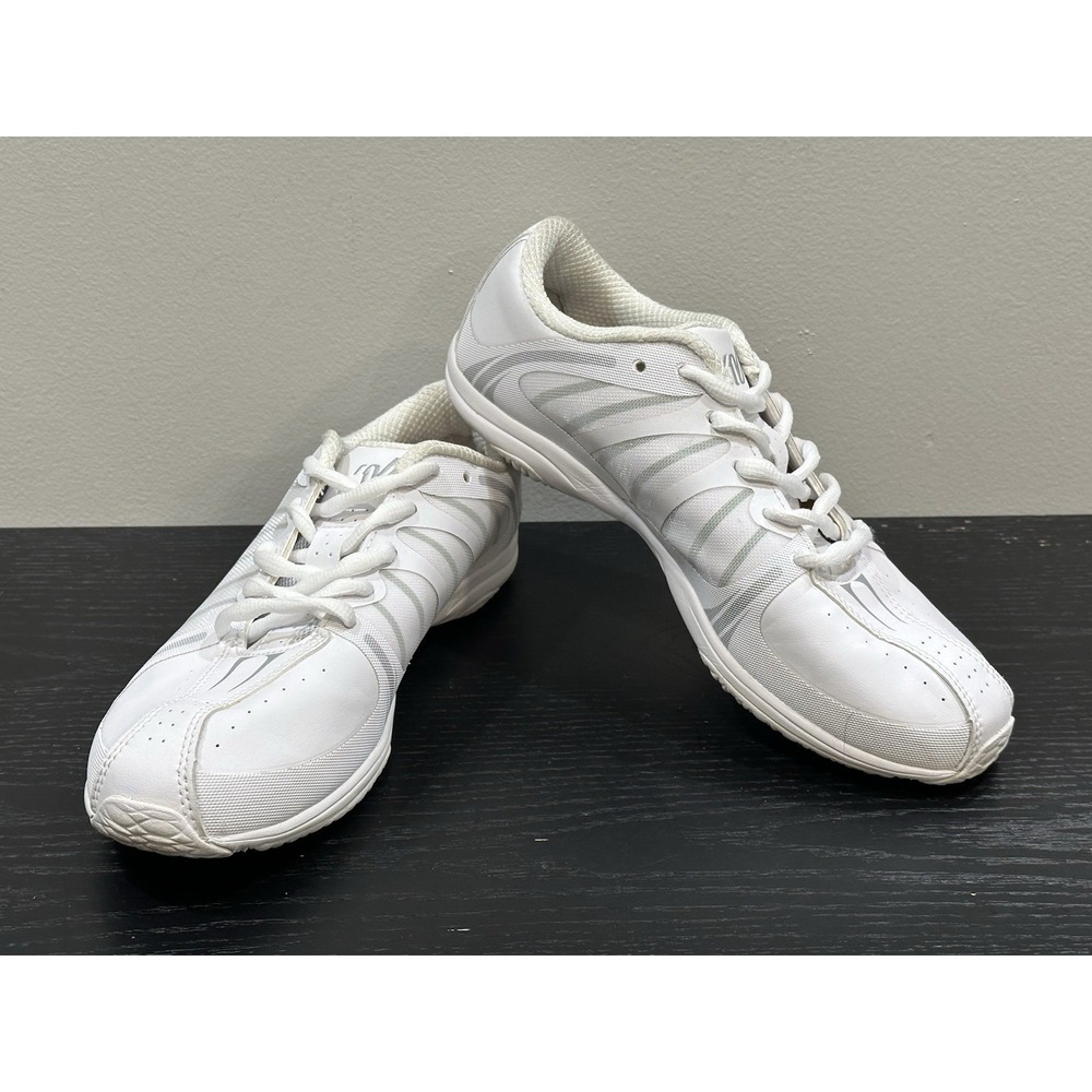 Varsity MIZA+ Cheerleading Shoes White PU /Mesh US 8.5 Durable